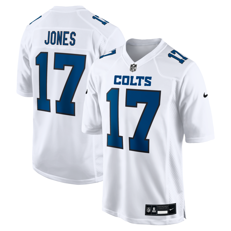Men's Indianapolis Colts Daniel Jones Nike Tundra White Fashion Game Jersey - U-jersey