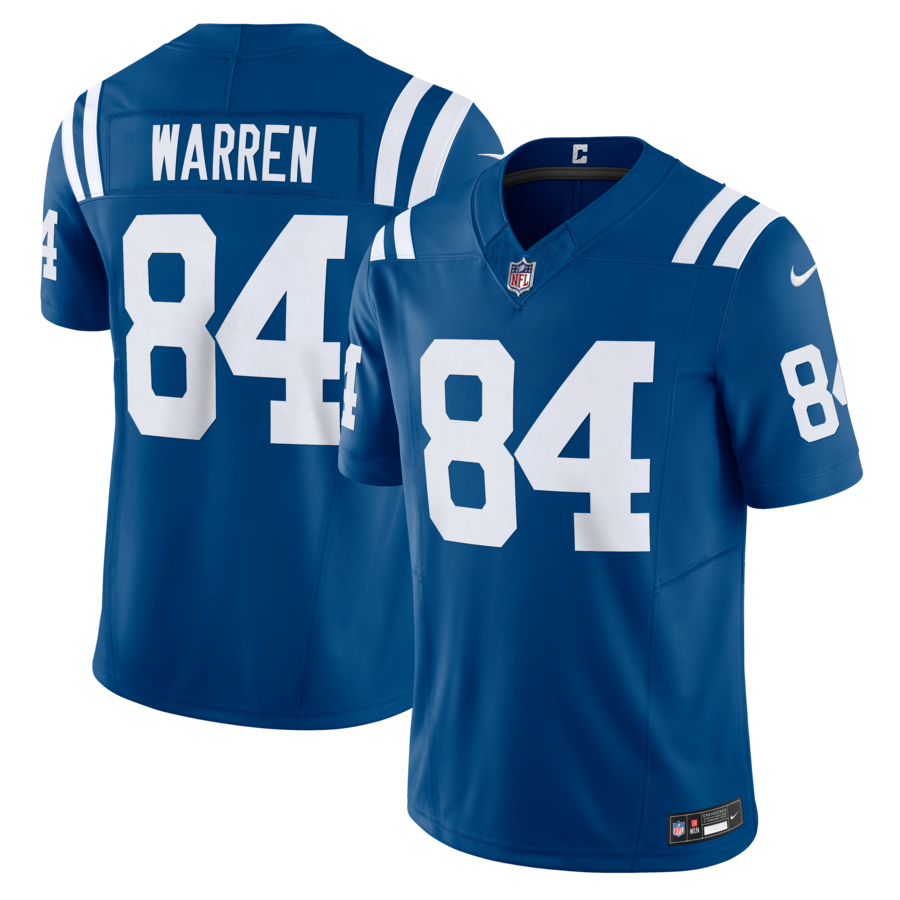 Men's Indianapolis Colts Tyler Warren Nike Royal Team Vapor F.U.S.E. Limited Jersey - U-jersey