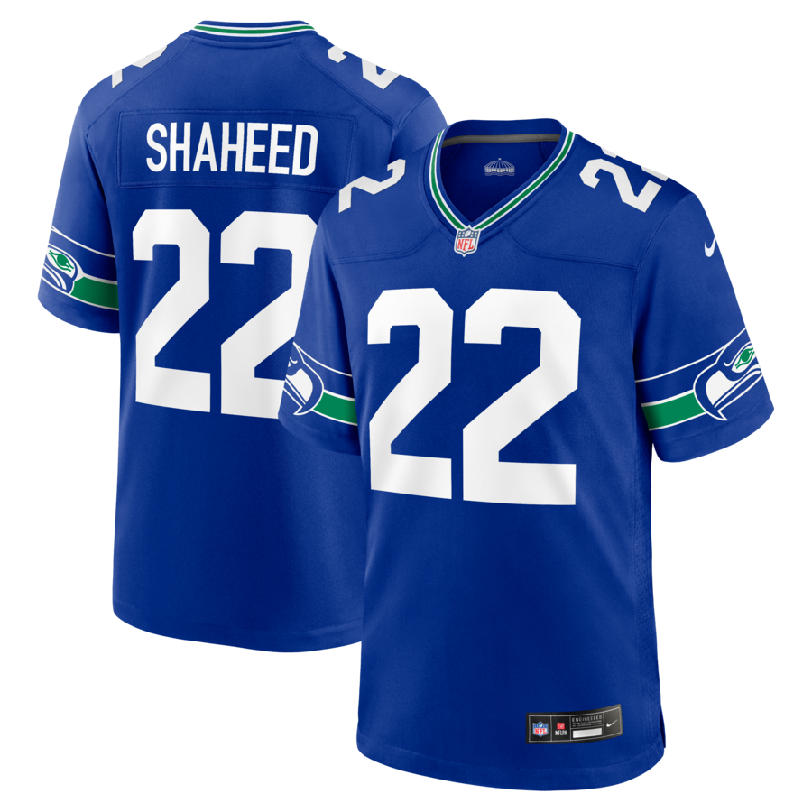 Men's Seattle Seahawks Rashid Shaheed Nike Royal Alternate Game Jersey - U-jersey