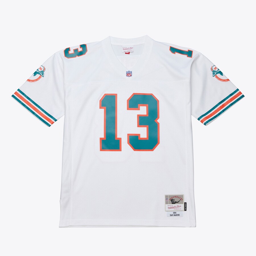 Men's Miami Dolphins Dan Marino Mitchell & Ness White 1994 Legacy Replica Jersey - U-jersey