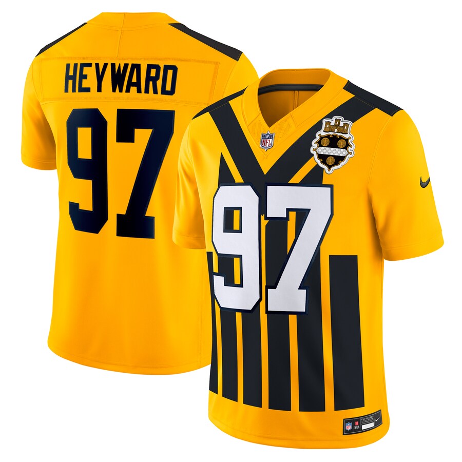 Men's Pittsburgh Steelers Cameron Heyward Nike Gold Alternate Vapor F.U.S.E. Limited Jersey - U-jersey