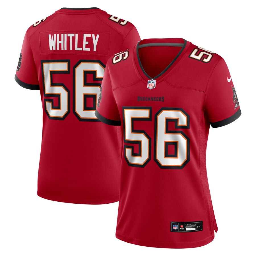Women's Tampa Bay Buccaneers Benton Whitley Nike Red Team Game Jersey - U-jersey