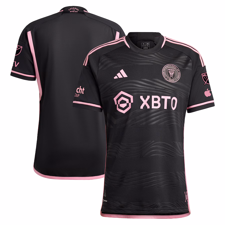 Men's Inter Miami CF adidas Black 2023 La Noche Authentic Jersey