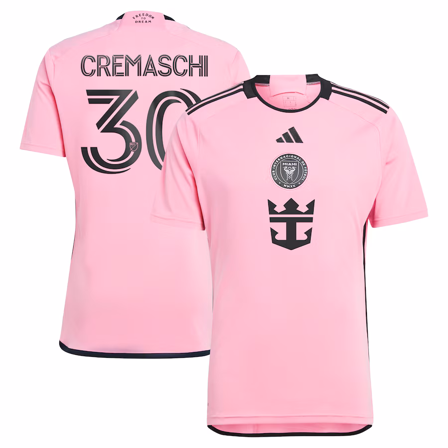 Men's Inter Miami CF Benjamin Cremaschi adidas Pink 2024 2getherness Replica Player Jersey