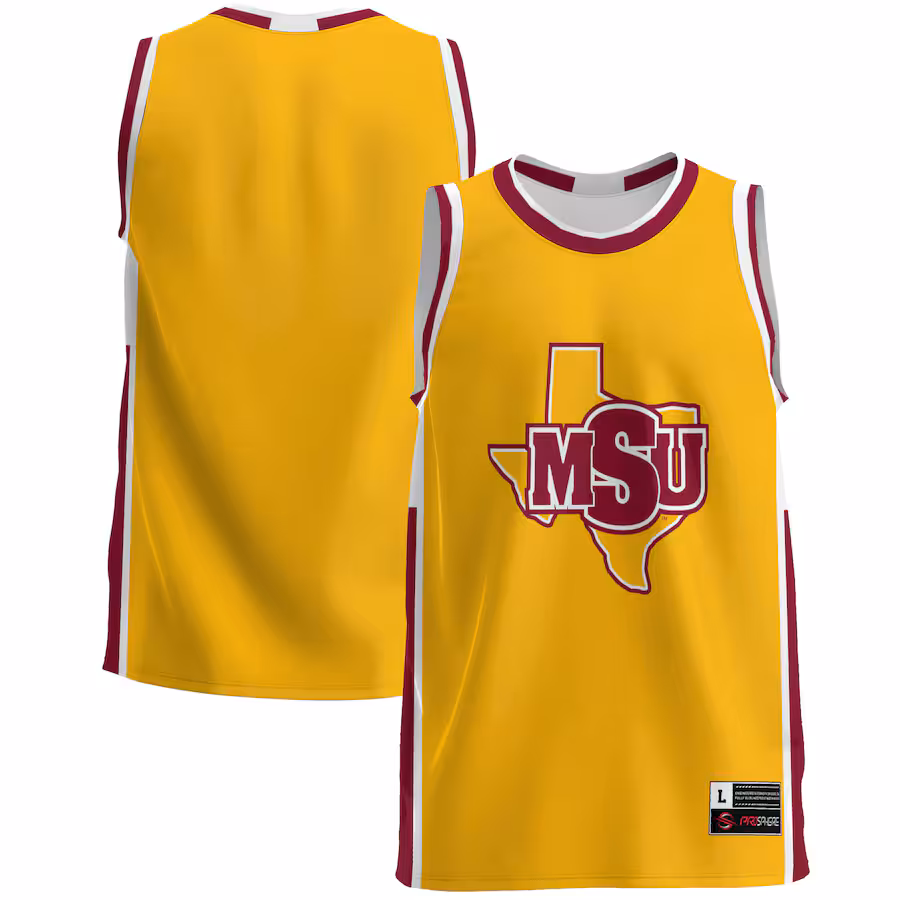 Men's GameDay Greats  Maroon Midwestern State Mustangs  Lightweight Basketball Jersey