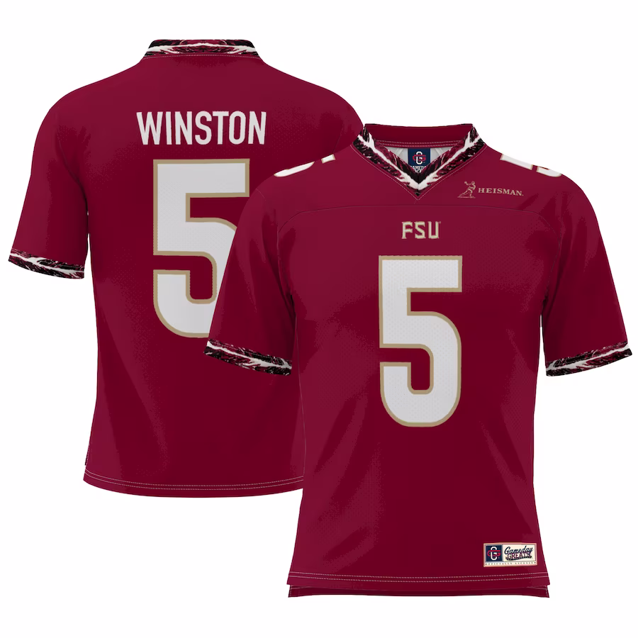 Jameis Winston Florida State Seminoles GameDay Greats Youth  Heisman Football Jersey – Garnet