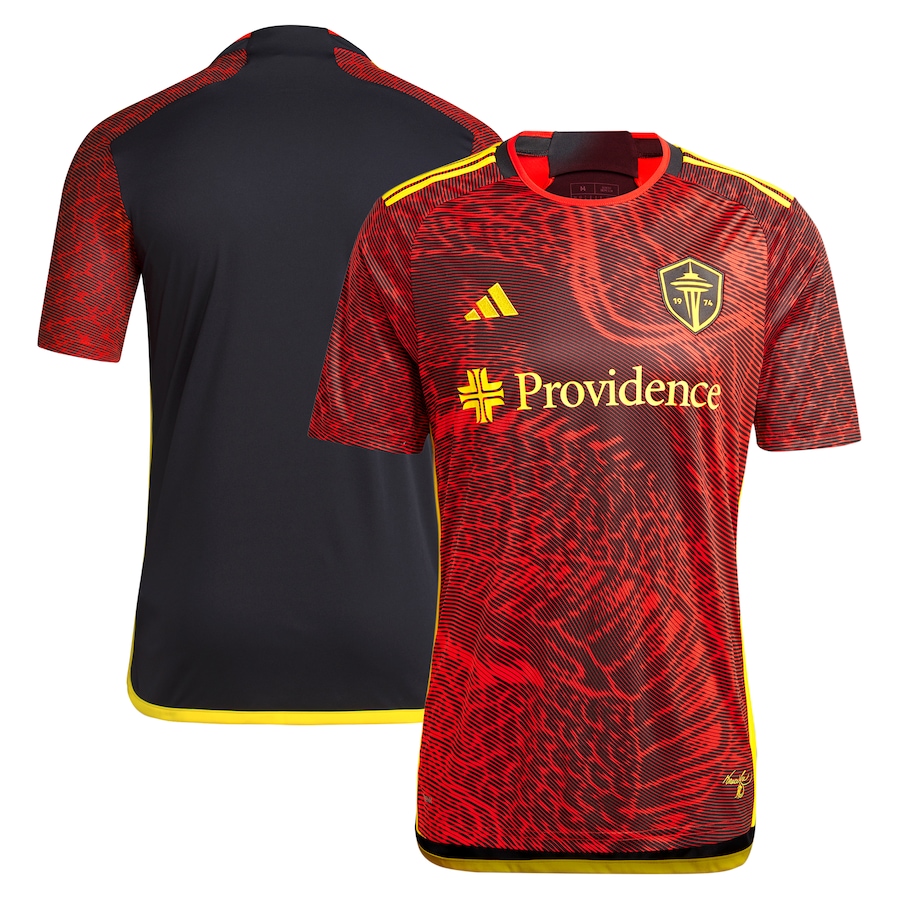 Men's Seattle Sounders FC  adidas Red 2024 The Bruce Lee Kit Replica Jersey