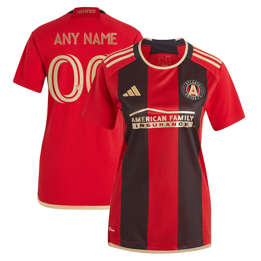 Women's Atlanta United FC adidas Black 2023 The 17s' Kit Replica Custom Jersey