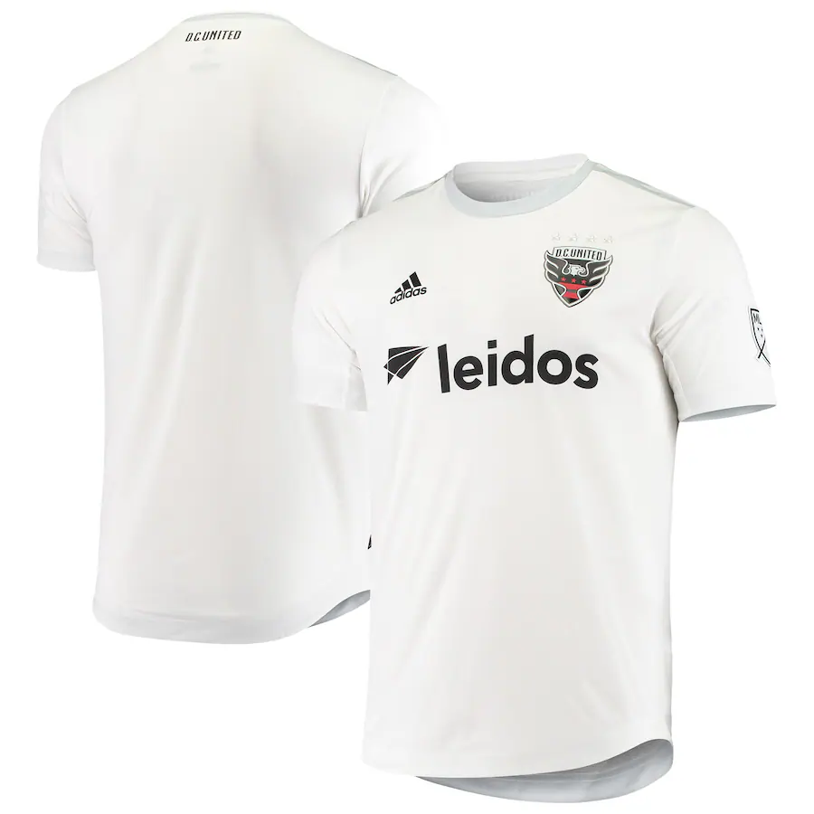 Men's D.C. United adidas White 2020 Authentic Away Jersey