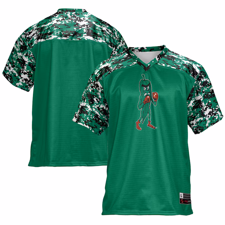 Men's GameDay Greats Forest Green Delta State Statesmen Football Jersey