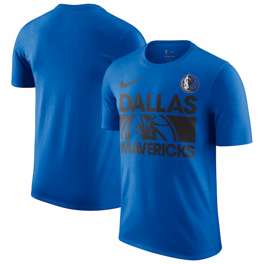 Men's Dallas Mavericks Nike Royal Courtside This Is Our Year T-Shirt