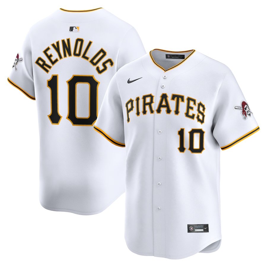 Men's Pittsburgh Pirates Bryan Reynolds Nike White Home Limited Player Jersey