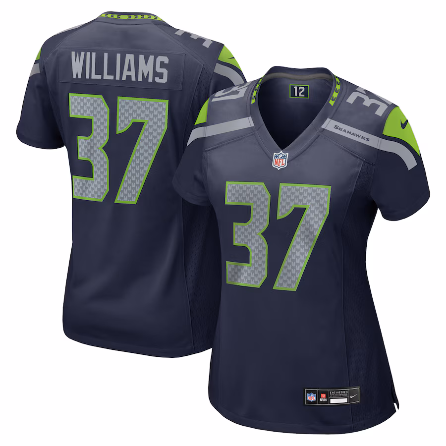 Women's Seattle Seahawks Damarion Williams Nike Navy Game Jersey