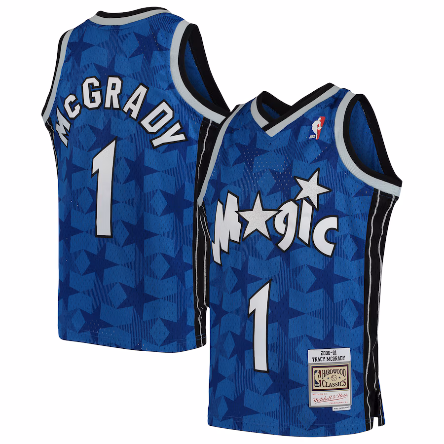 Youth Orlando Magic Tracy McGrady Mitchell & Ness Blue Swingman Throwback Jersey