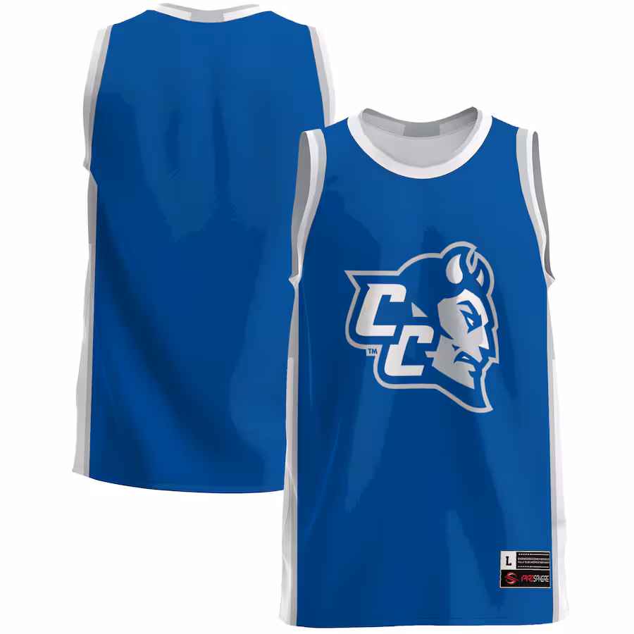 Men's GameDay Greats  Blue Central Connecticut State Blue Devils  Lightweight Basketball Jersey