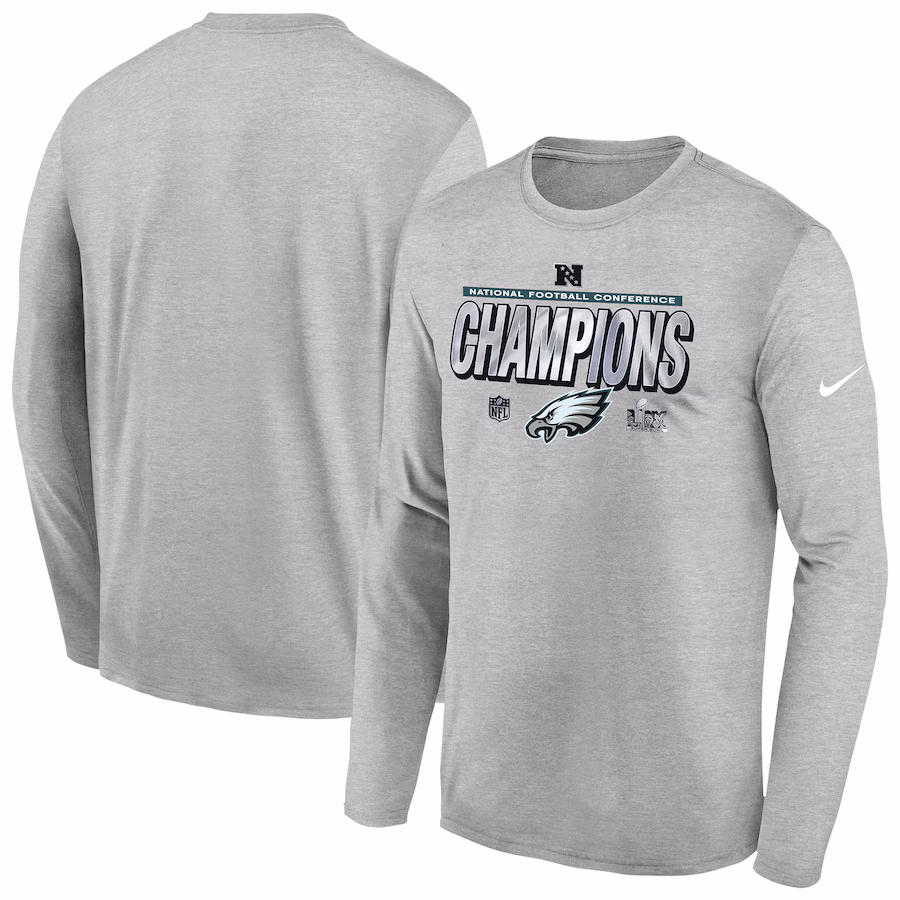 Women's Philadelphia Eagles New Era Midnight Green Plus Size Lace-Up Notch Neck Long Sleeve T-Shirt