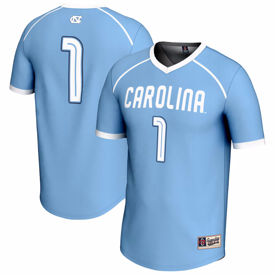 Unisex GameDay Greats #1 Carolina Blue North Carolina Tar Heels Lightweight Women's Lacrosse Fashion Jersey