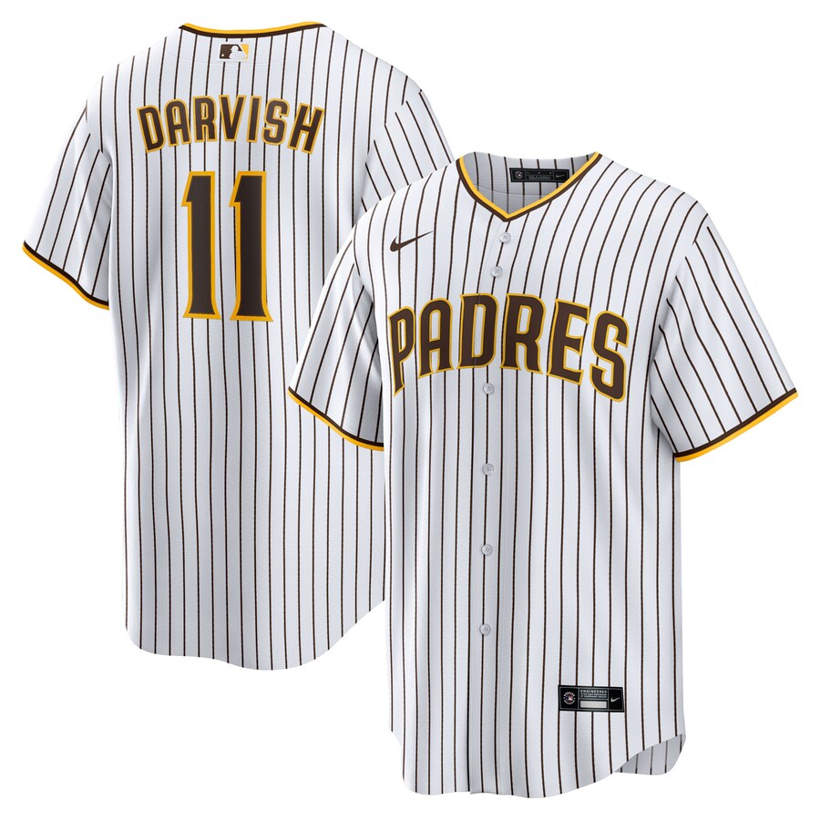 Men's San Diego Padres Yu Darvish Nike White Home Replica Player Jersey