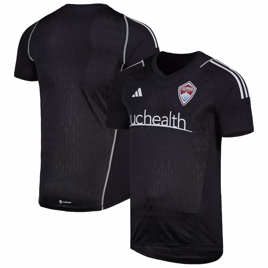 Men's Colorado Rapids adidas Black 2023 Replica Goalkeeper Jersey