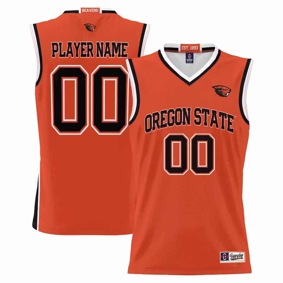 Oregon State Beavers GameDay Greats Unisex NIL Pick-A-Player Lightweight Basketball Jersey - Orange