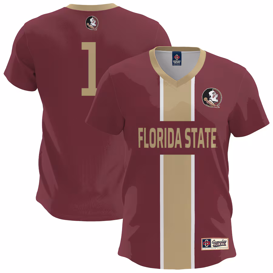 Youth GameDay Greats  Garnet Florida State Seminoles Lightweight Soccer Fashion Jersey