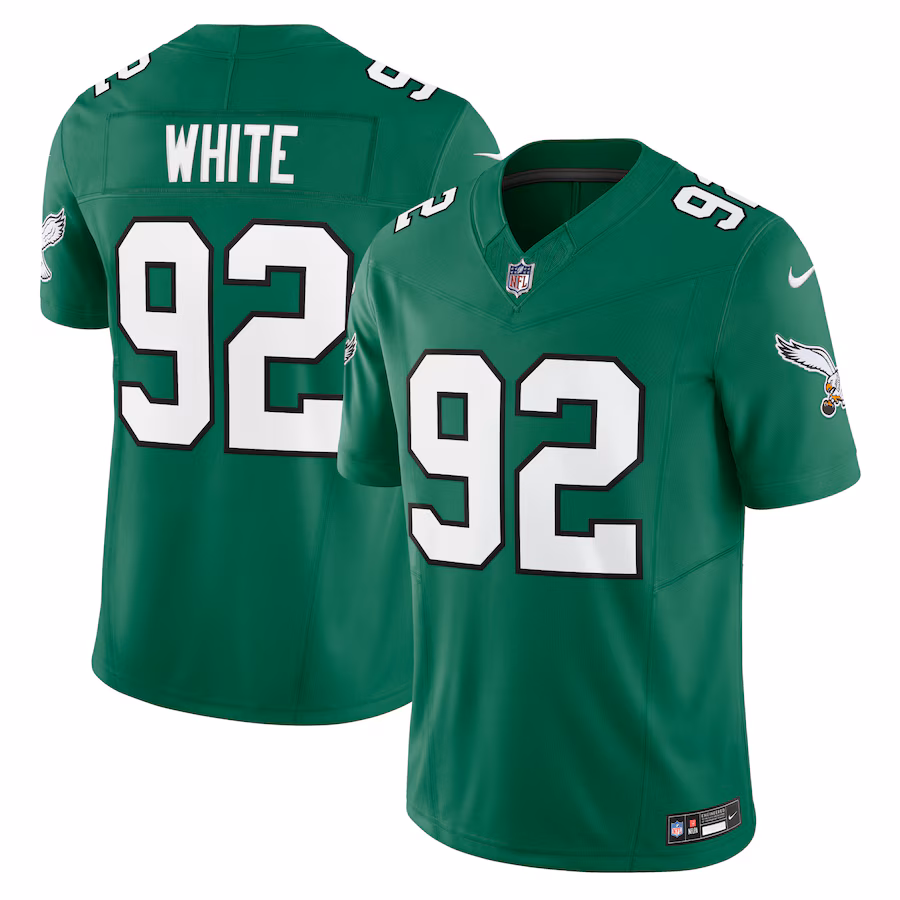 Men's Philadelphia Eagles Reggie White Nike Kelly Green Alternate Vapor F.U.S.E. Limited Jersey