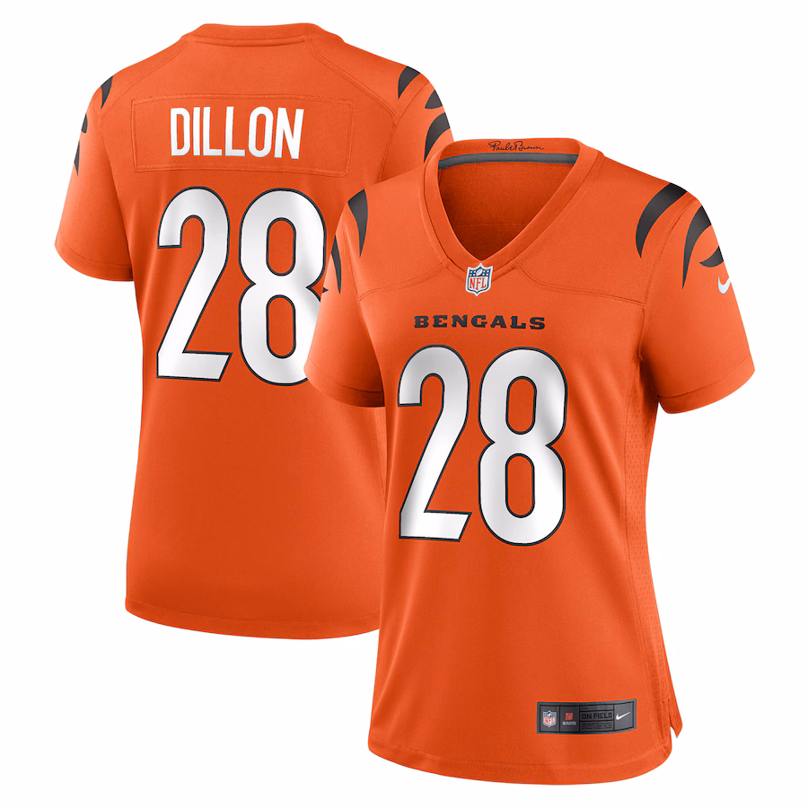 Women's Cincinnati Bengals Corey Dillon Nike Orange Retired Game Jersey