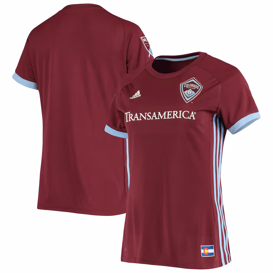 Women's Colorado Rapids adidas Burgundy 2018 Replica Home Jersey