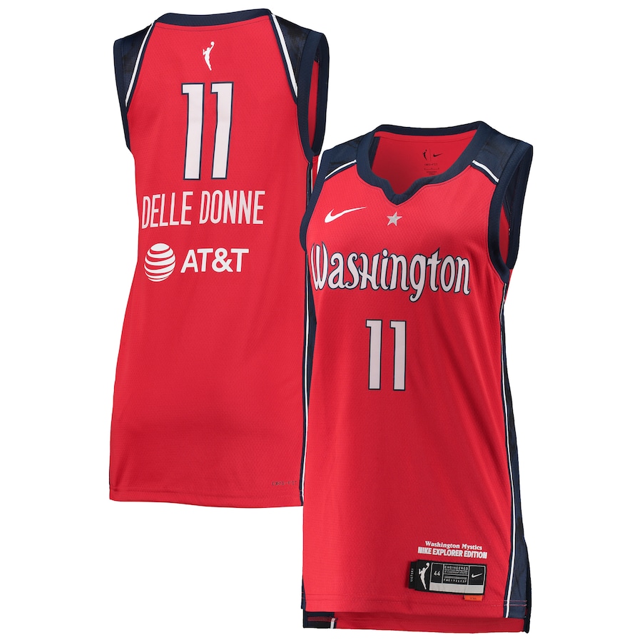 Women's Washington Mystics Elena Delle Donne Nike Red 2021 Explorer Edition Victory Player Jersey
