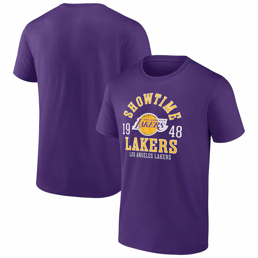Men's Los Angeles Lakers Purple The Extras T-Shirt