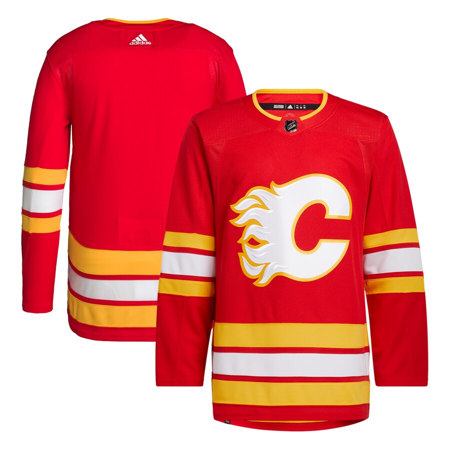 Men's Calgary Flames adidas Red 2020/21 Home Primegreen Authentic Pro Jersey