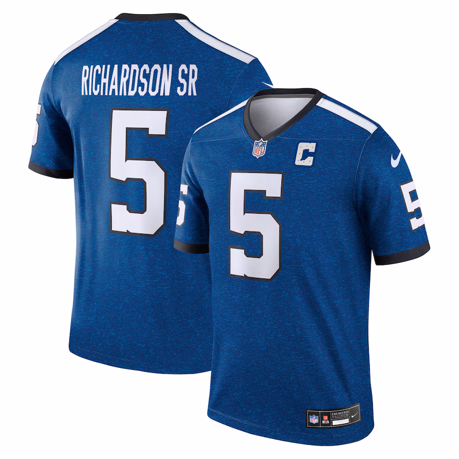 Men's Indianapolis Colts Anthony Richardson Sr. Nike Royal Alternate Indiana Nights Legend Jersey