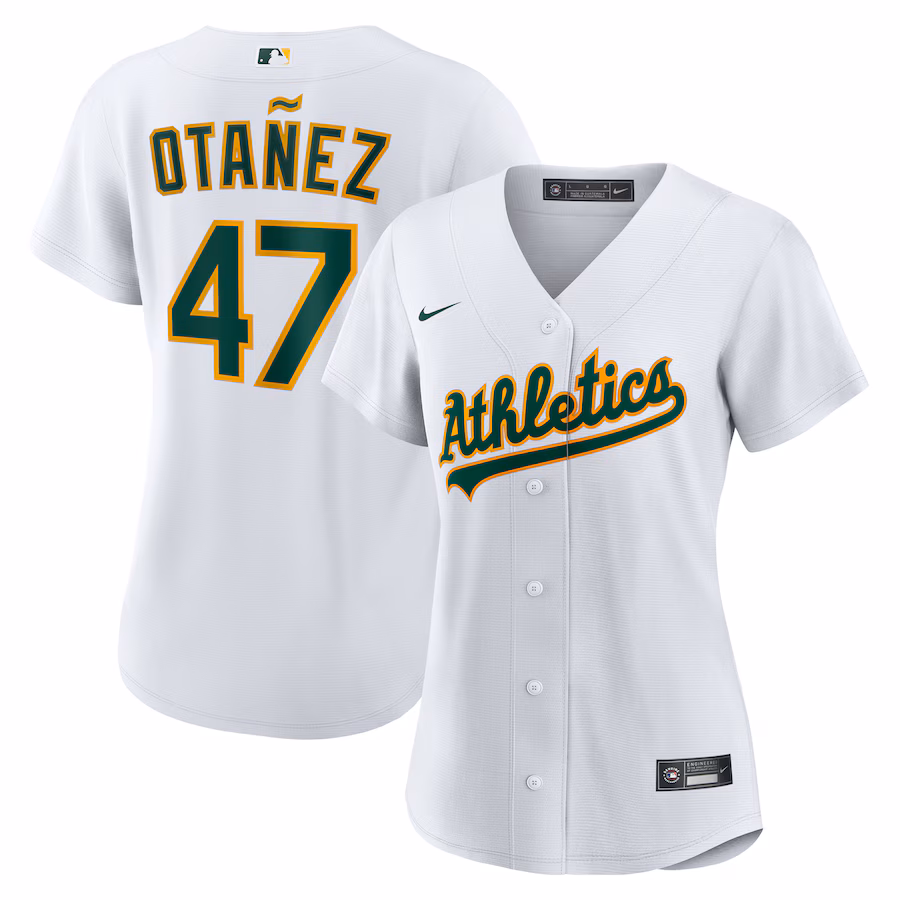 Women's Athletics Michel Otañez Nike White Home Replica Jersey