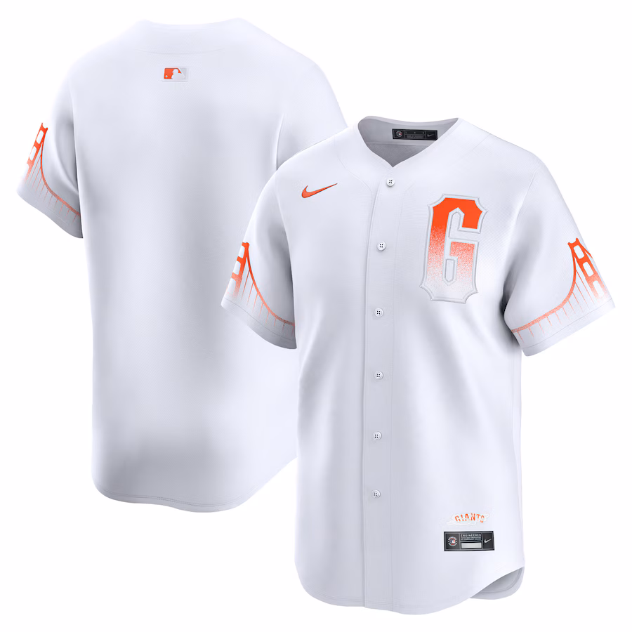 Men's San Francisco Giants  Nike White City Connect Limited Jersey