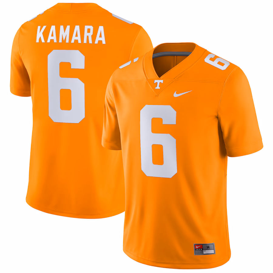 Men's Nike Alvin Kamara Orange Tennessee Volunteers Game Jersey