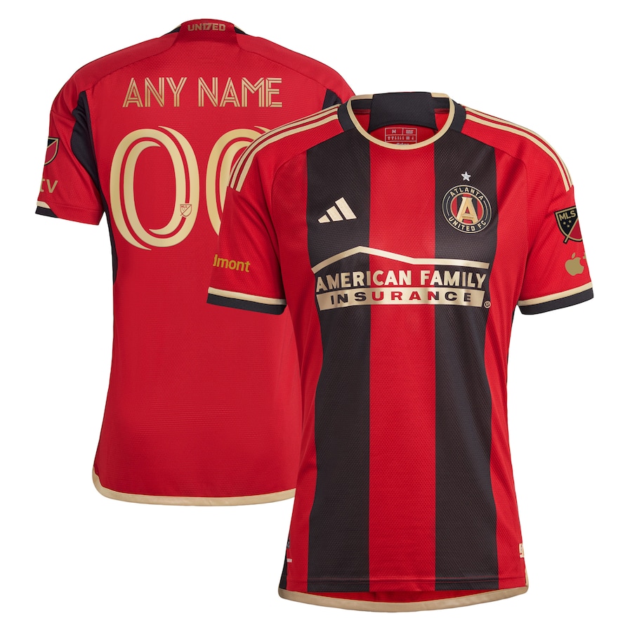 Men's Atlanta United FC adidas Black 2023 The 17s' Kit Authentic Custom Jersey
