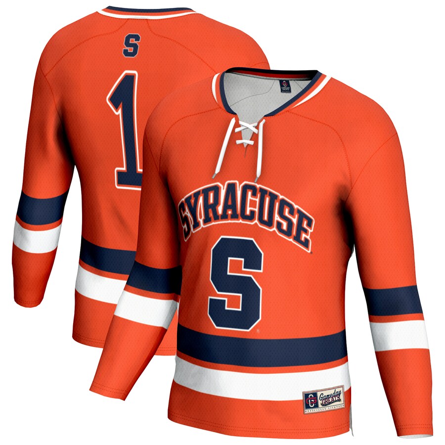 Youth GameDay Greats Orange Syracuse Orange Lightweight Fashion Men's Hockey Jersey