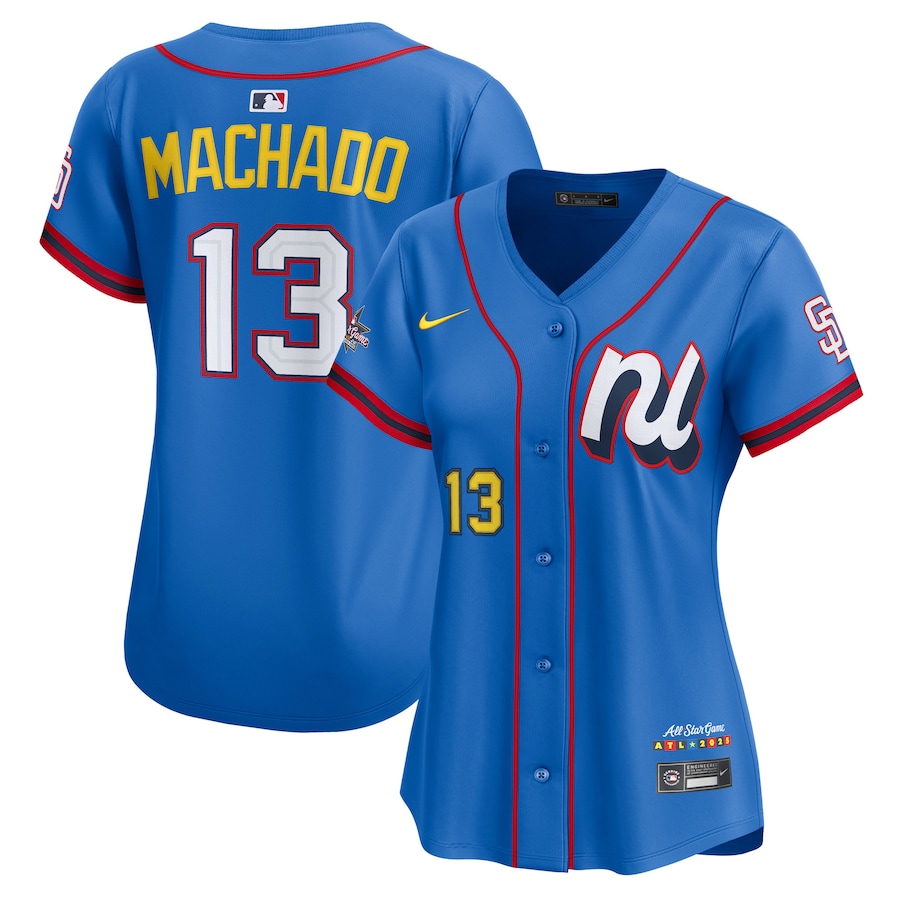 Women's National League Manny Machado Nike Blue 2025 All-Star Edition Limited Player Jersey