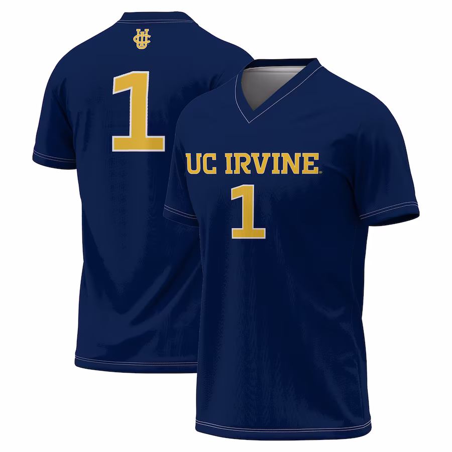 UC Irvine Anteaters GameDay Greats Unisex Lightweight Soccer Fashion Jersey - Navy