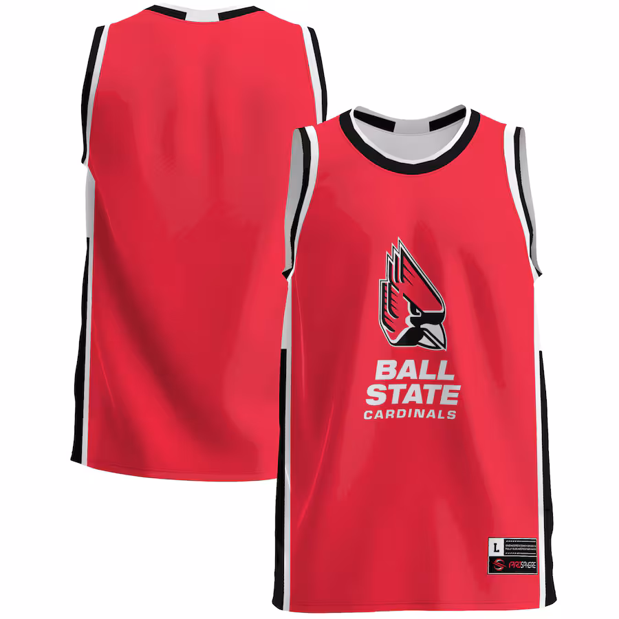 Men's GameDay Greats  Cardinal Ball State Cardinals  Lightweight Basketball Jersey