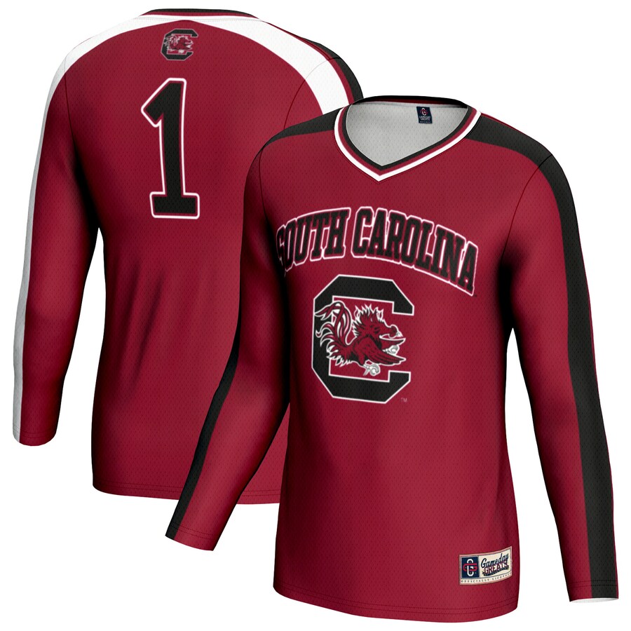 Unisex GameDay Greats Garnet South Carolina Gamecocks #1 Lightweight Volleyball Fashion Jersey
