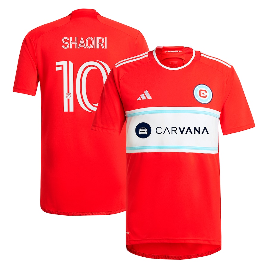 Men's Chicago Fire Xherdan Shaqiri adidas Red 2024 Return To Red Replica Player Jersey