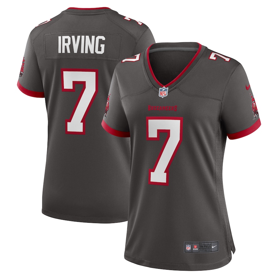 Women's Tampa Bay Buccaneers Bucky Irving Nike Pewter Alternate Game Jersey