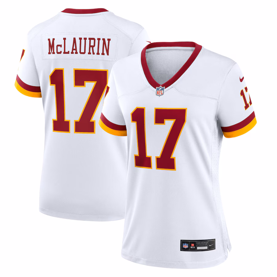 Women's Washington Commanders Terry McLaurin Nike White Game Super Bowl Era Jersey