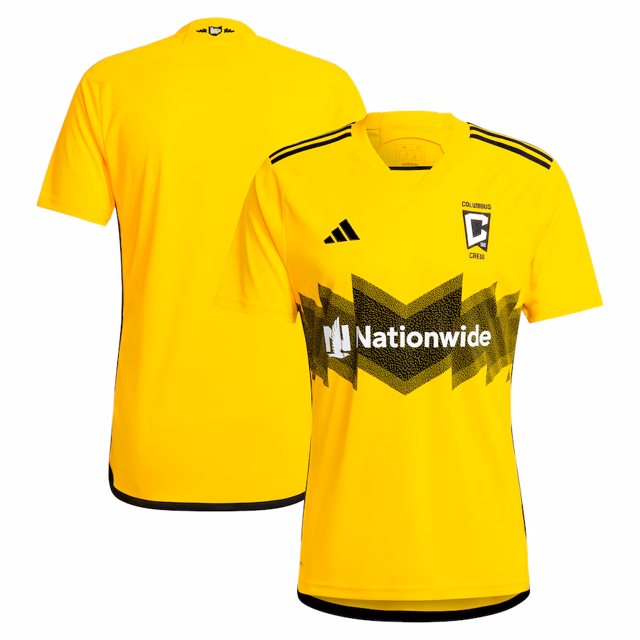 Men's Columbus Crew  adidas Yellow 2024 The Home Kit Replica Jersey