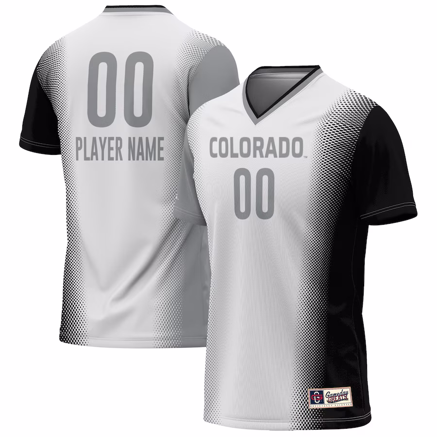 Colorado Buffaloes GameDay Greats Unisex Pick-A-Player NIL Lightweight Soccer Jersey - White