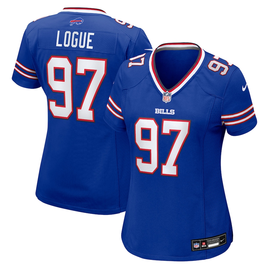 Women's Buffalo Bills Zion Logue Nike Royal Team Game Jersey