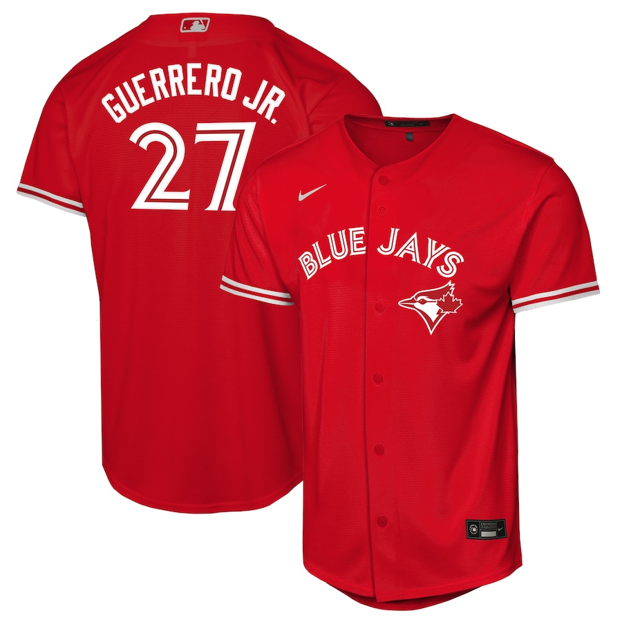 Youth Toronto Blue Jays Vladimir Guerrero Jr. Nike Red Canada Day Replica Jersey