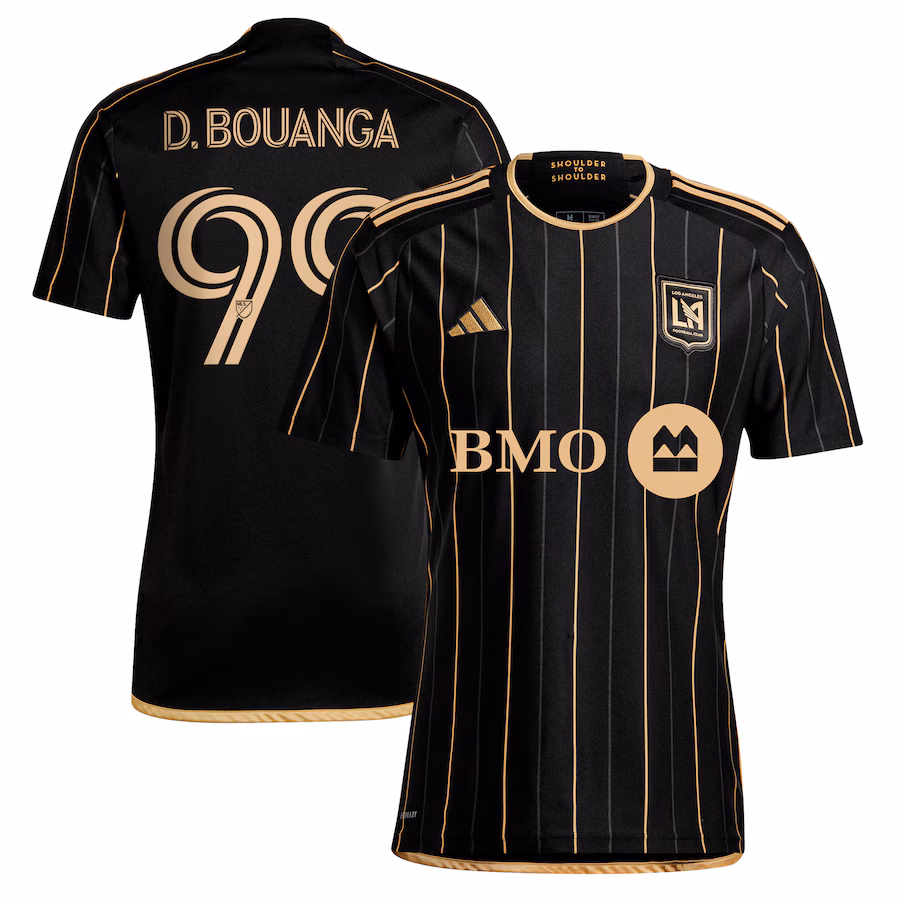 Men's LAFC Denis Bouanga adidas Black 2024 Primary Replica Player Jersey