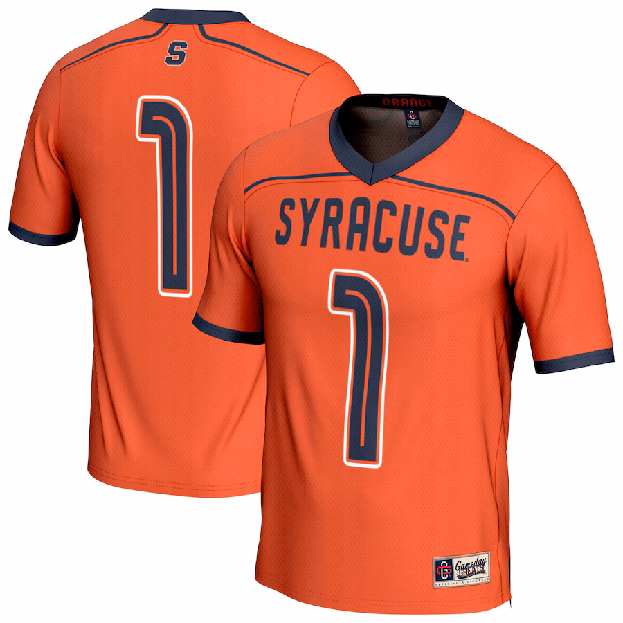 Adult GameDay Greats #1 Orange Syracuse Orange Lightweight Lacrosse Fashion Jersey